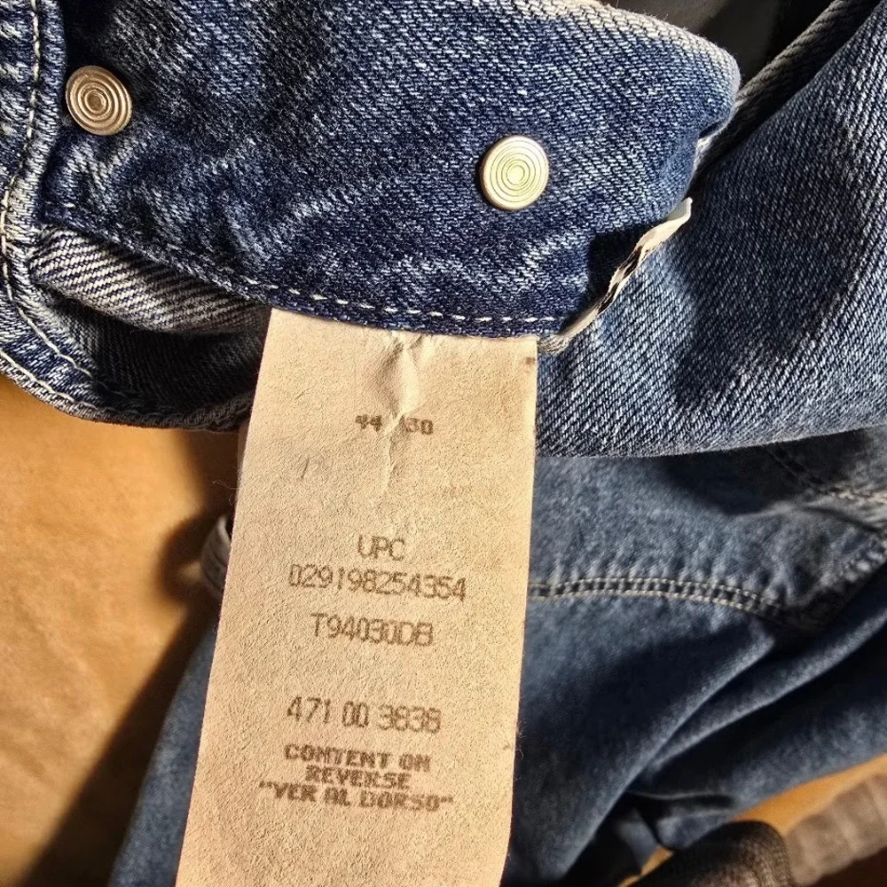 Walls Vntg Denim Overalls Mens 46x30 Carpenter Bib Workwear 90s USA. 892